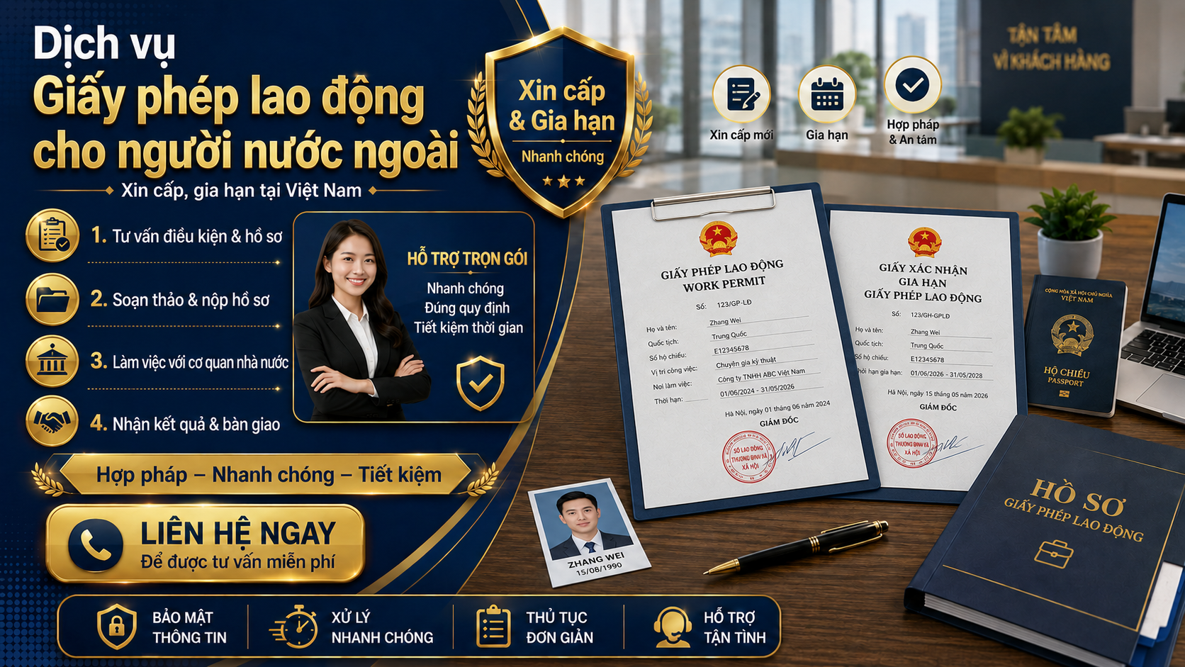 Dịch vụ Giấy phép lao động MT Consultancy