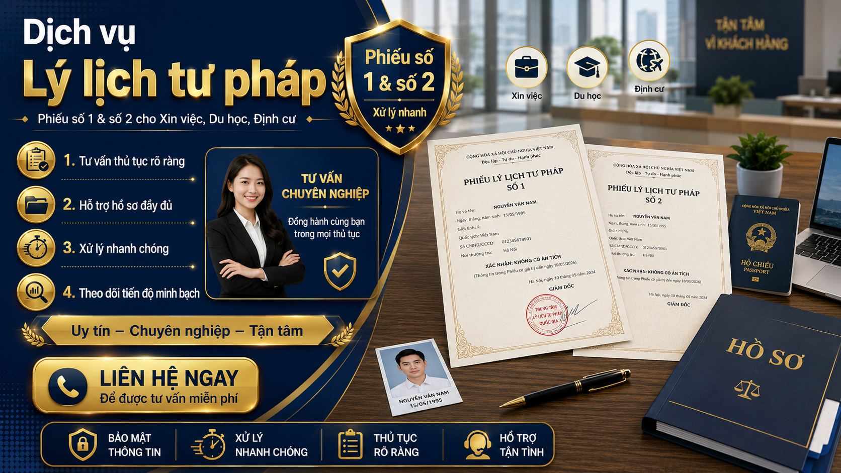Dịch vụ Lý lịch tư pháp MT Consultancy